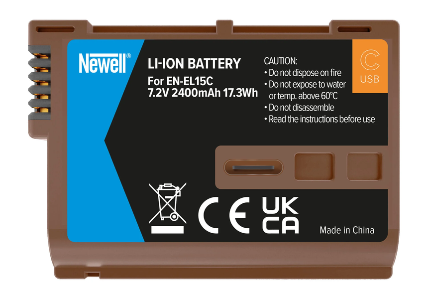 Акумулятор Newell USB-C EN-EL15C for Nikon NL3262 13426 фото