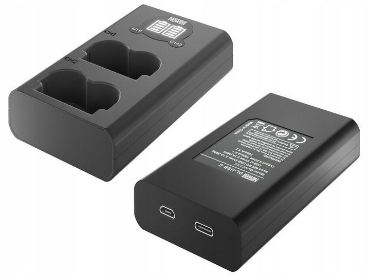 Подвійний зарядний пристрій Newell DL-USB-C для акумулятора NP-W235 (NL2320) 16502 фото
