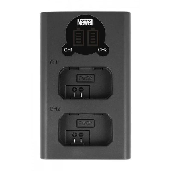 Двойное зарядное устройство Newell DL-USB-C для Аккумулятора NP-FW50 (NL1964) 7488 фото