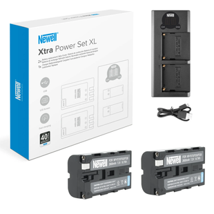 Набір подвійний зарядний пристрій Newell DL-USB-C та два акумулятора NP-F570 для Sony (NL3009)  16516 фото