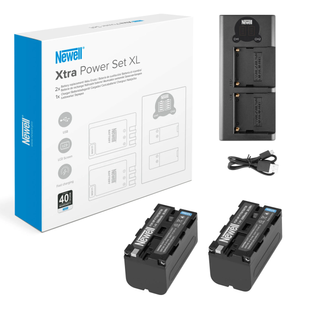 Набір подвійний зарядний пристрій Newell DL-USB-C та два акумулятора NP-F770 для Sony (NL3015)  16518 фото