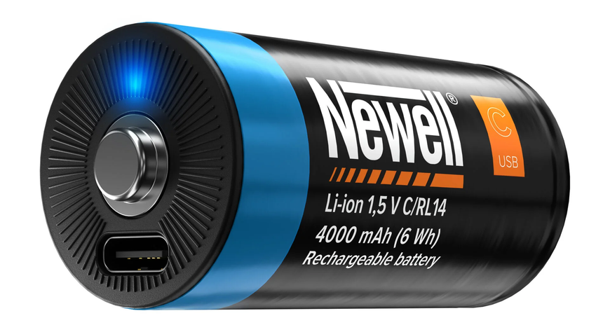 Аккумулятор Newell USB-C C/R14 Rechargeable Battery - 4000 mAh (2 шт.)(NL4207) 16491 фото