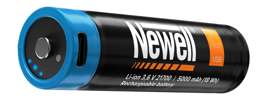 Акумулятор Newell USB-C 21700 Rechargeable Battery 5000 mAh (2 шт.) (NL4209) 16493 фото